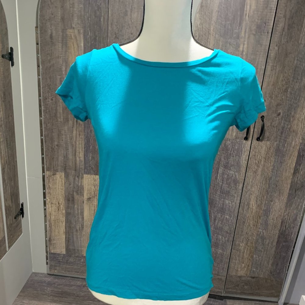 Loft Turquoise Blue T-Shirt XS